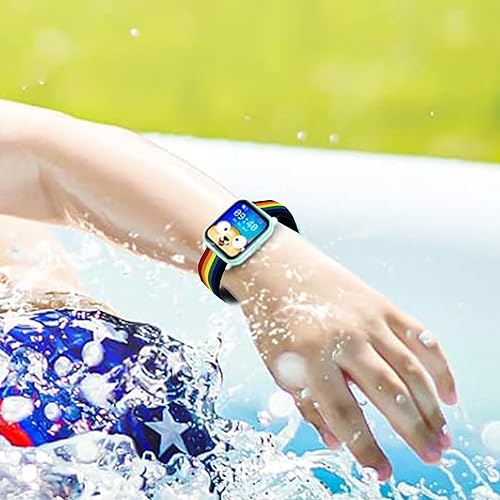 Miniatura 2 de Compatible con XPLORA X6 Play Band, correa de repuesto ajustable de nailon elástico de liberación rápida, accesorios compatibles con XPLORA X6 Play