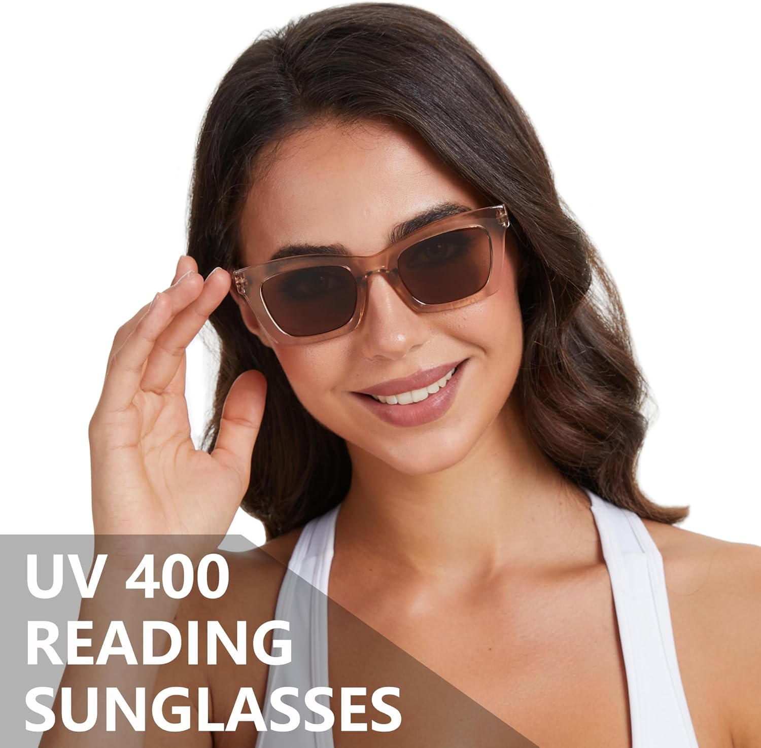 Reader Sunglasses 3 Pack Reading Sunglasses for women Stylis Style UV400 Full Lens Outdoor Reader Spring Hinge - Image 3