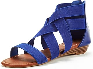 royal blue flat sandals