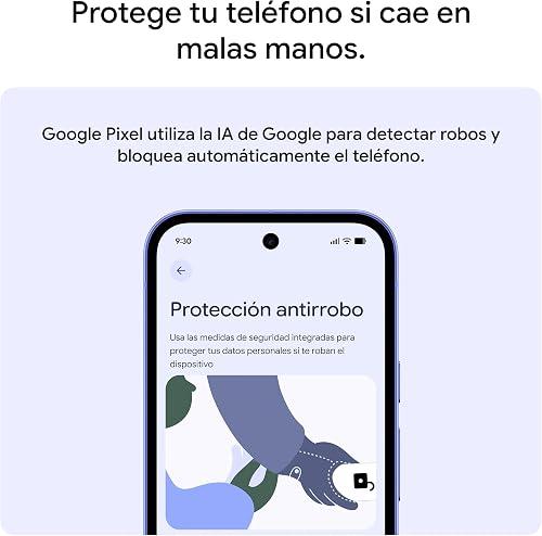 Google Pixel 10a - 7 years of new updates and features, 30+ hours battery, Camera Coach, Gemini Live, Pixel Safe - Fog, 128GB - 7
