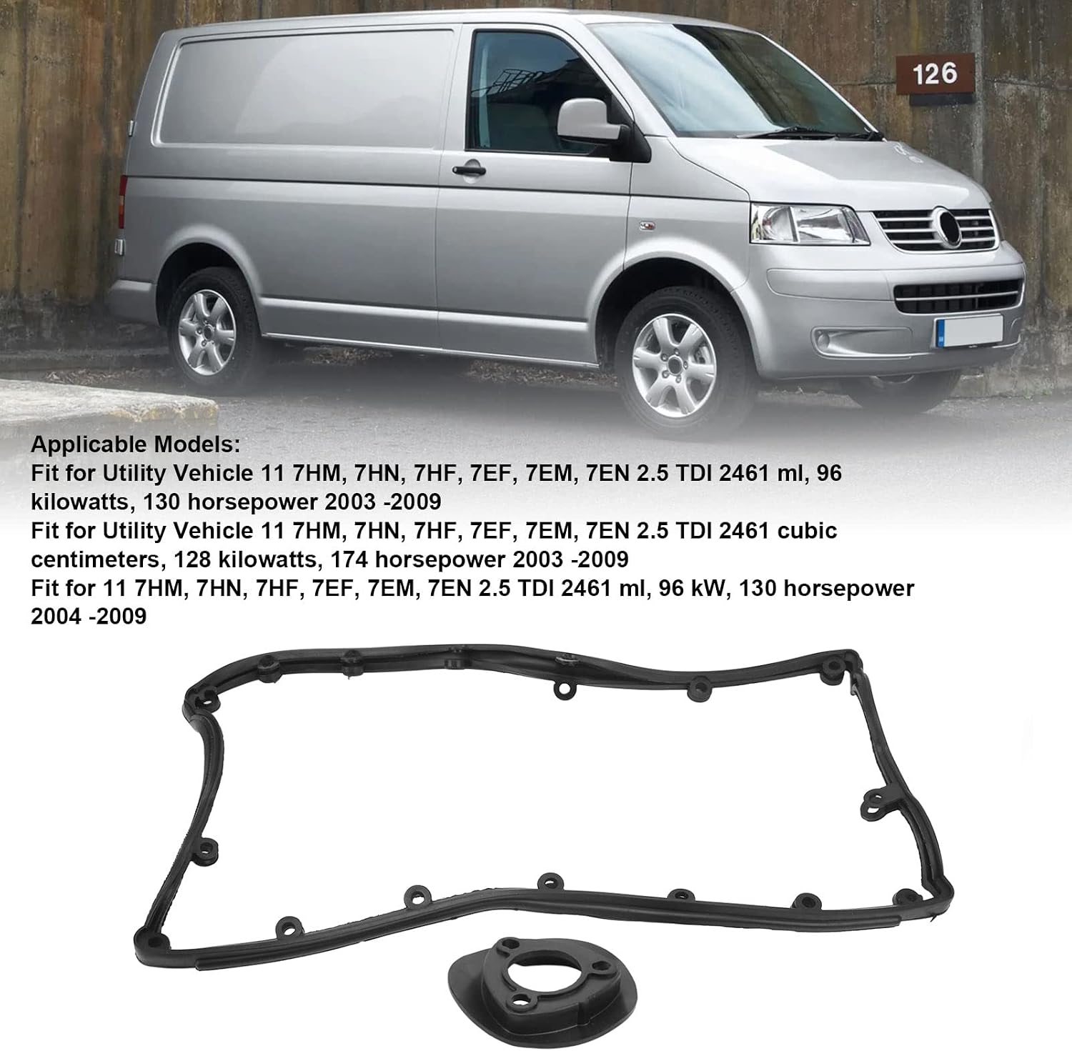 Zestaw uszczelek pokrywy zaworów silnika zestaw uszczelek pokrywy zaworów 070103469A pasuje do pojazdu użytkowego 11 7HM 7HN 7HF 7EF 2003-2009