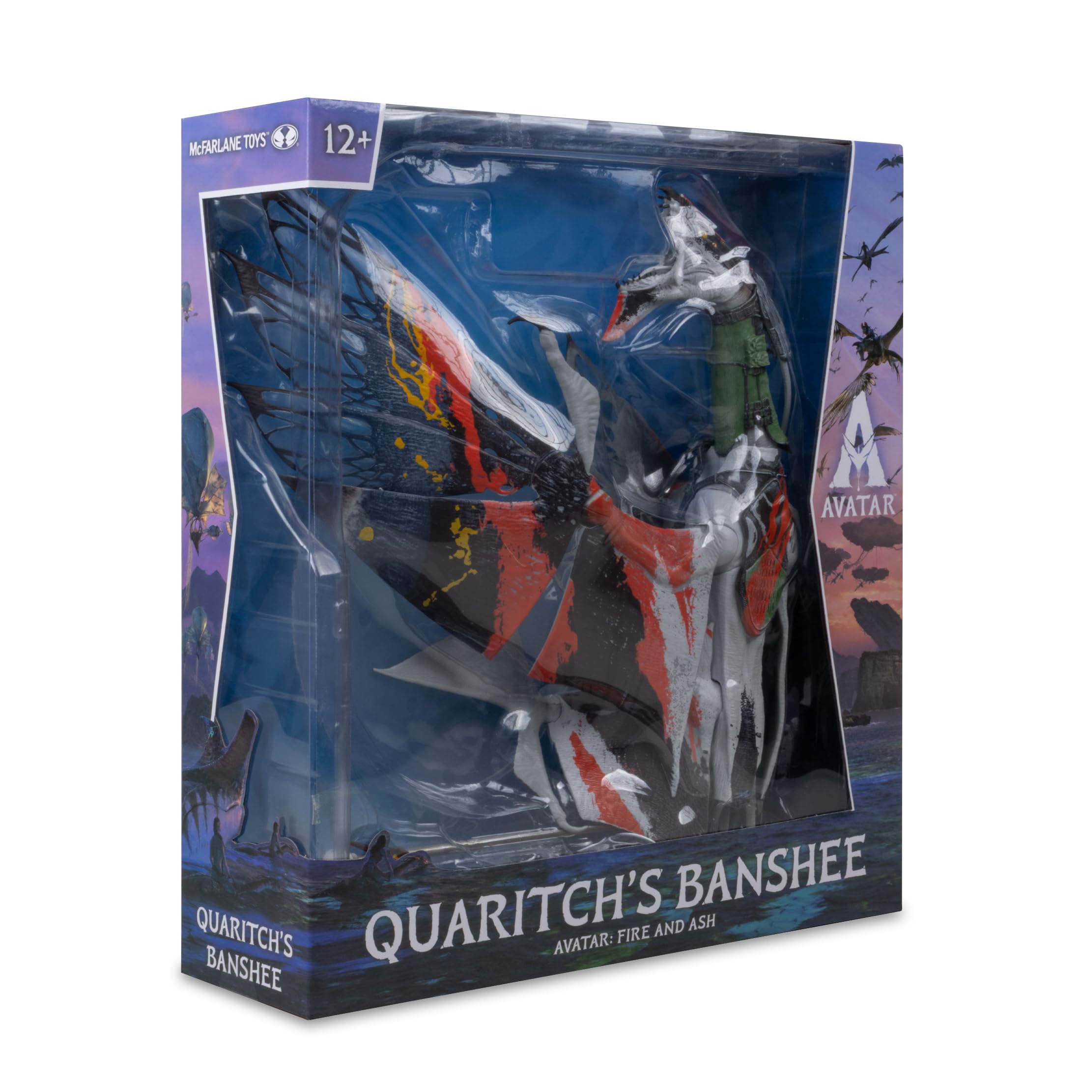 Avatar: Fire and Ash Action Figure Quaritch's new Banshee