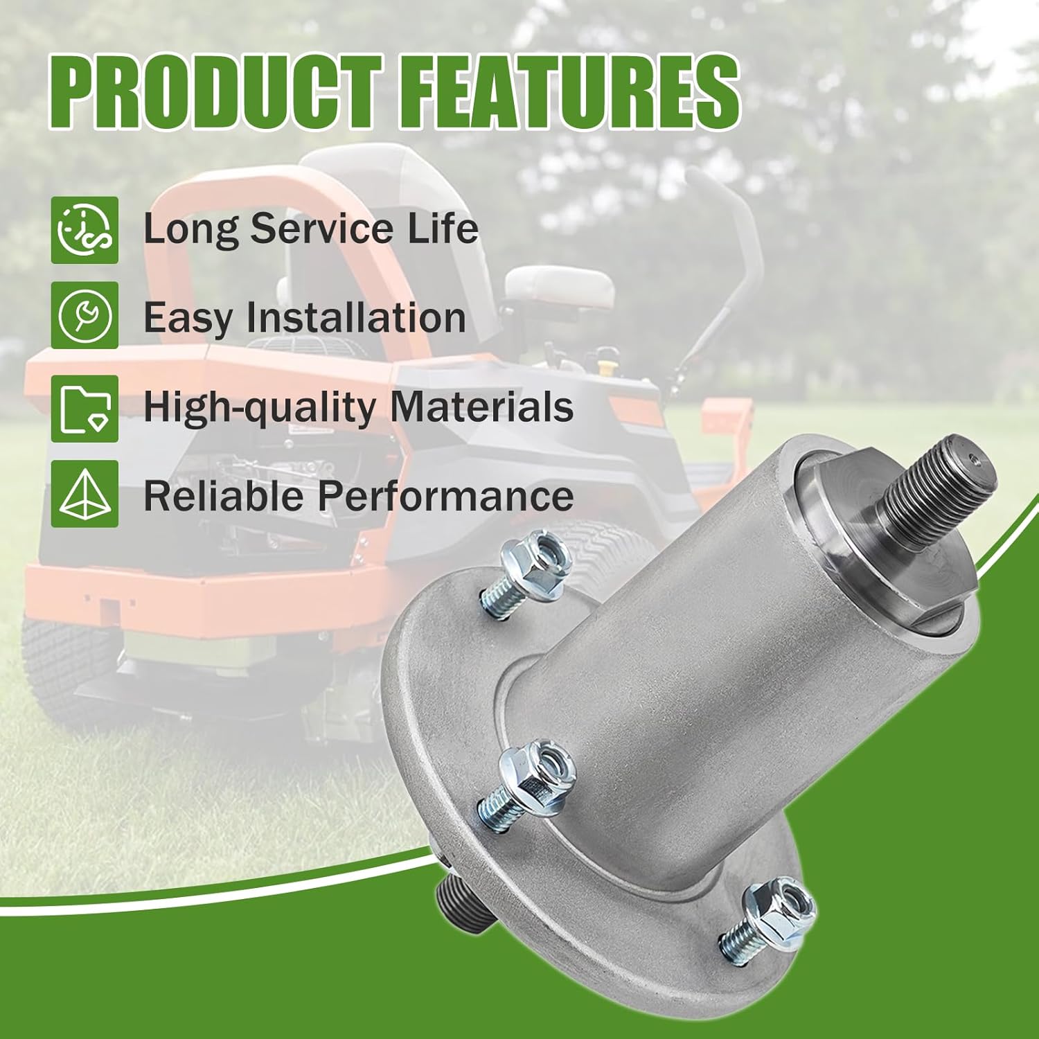 30138800 Mower Spindle Compatible with Ariens Ikon 42 48 52 60, for Gravely ZT XL 42 48 52 60, ZTX 42 48 52 with 42 48 52 60-Inch Decks