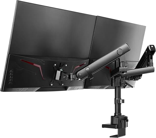 dual curved monitor stand