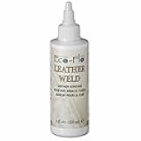 Tandy Leather Eco-Flo Leather Weld Adhesive - Water-Based Quick Tack Glue for Bags, Belts, Shoes, and Craft Projects - Smooth Spread Formula - 4 fl oz