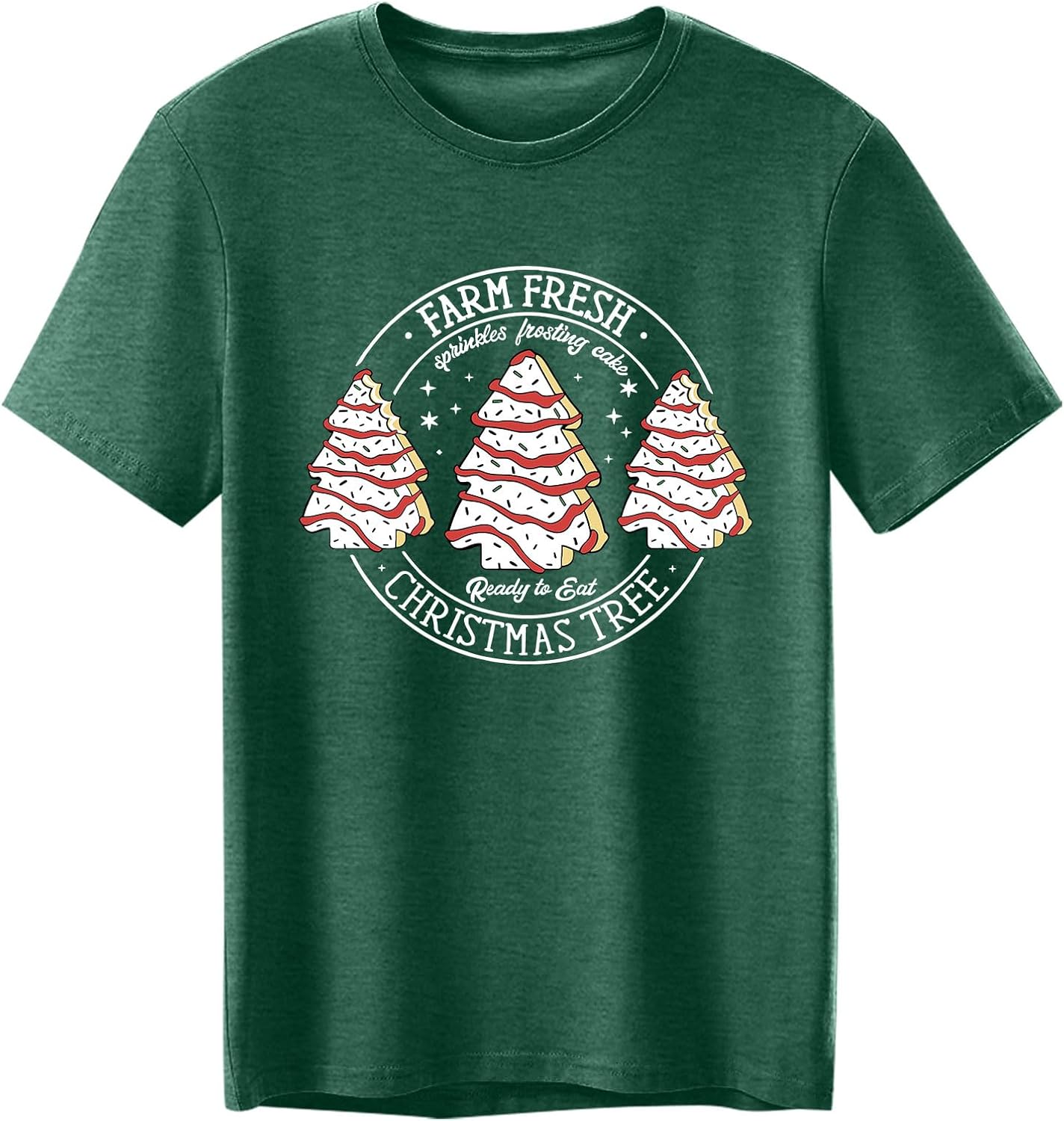 Christmas Shirts for Men Xmas Tshirt Merry Tops Casual Holiday Short Sleeve Tees - Image 7