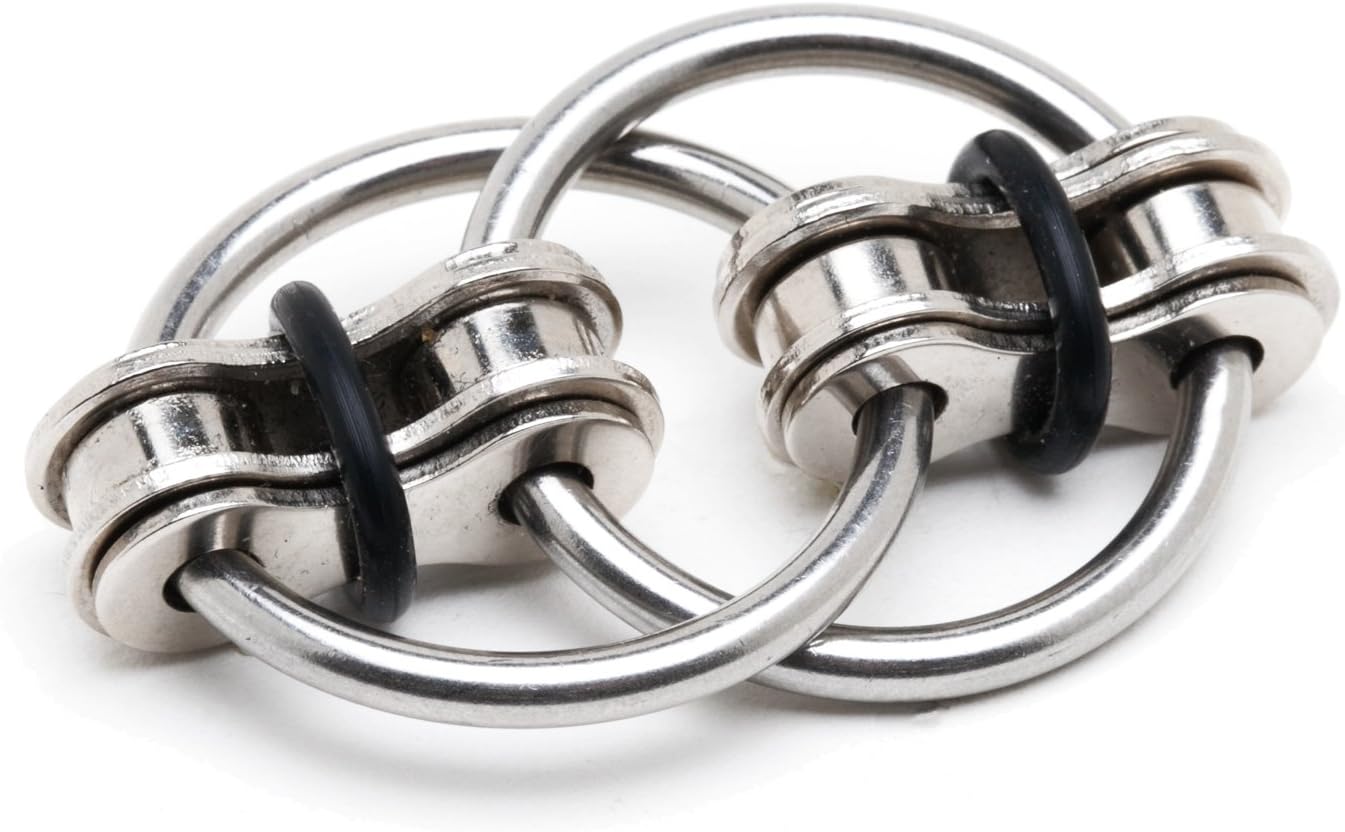 Fidgetland Little Fella - As Seen on Shark Tank - ADHD/ADD, Stress & Anxiety, Bike Chain Fidget,