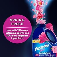 Vista 3 de Ensueño Max Suavizante de Telas Líquido - Aroma Primavera Fresca - 125 fl oz (onzas líquidas) - Líquido suavizante de telas seguro