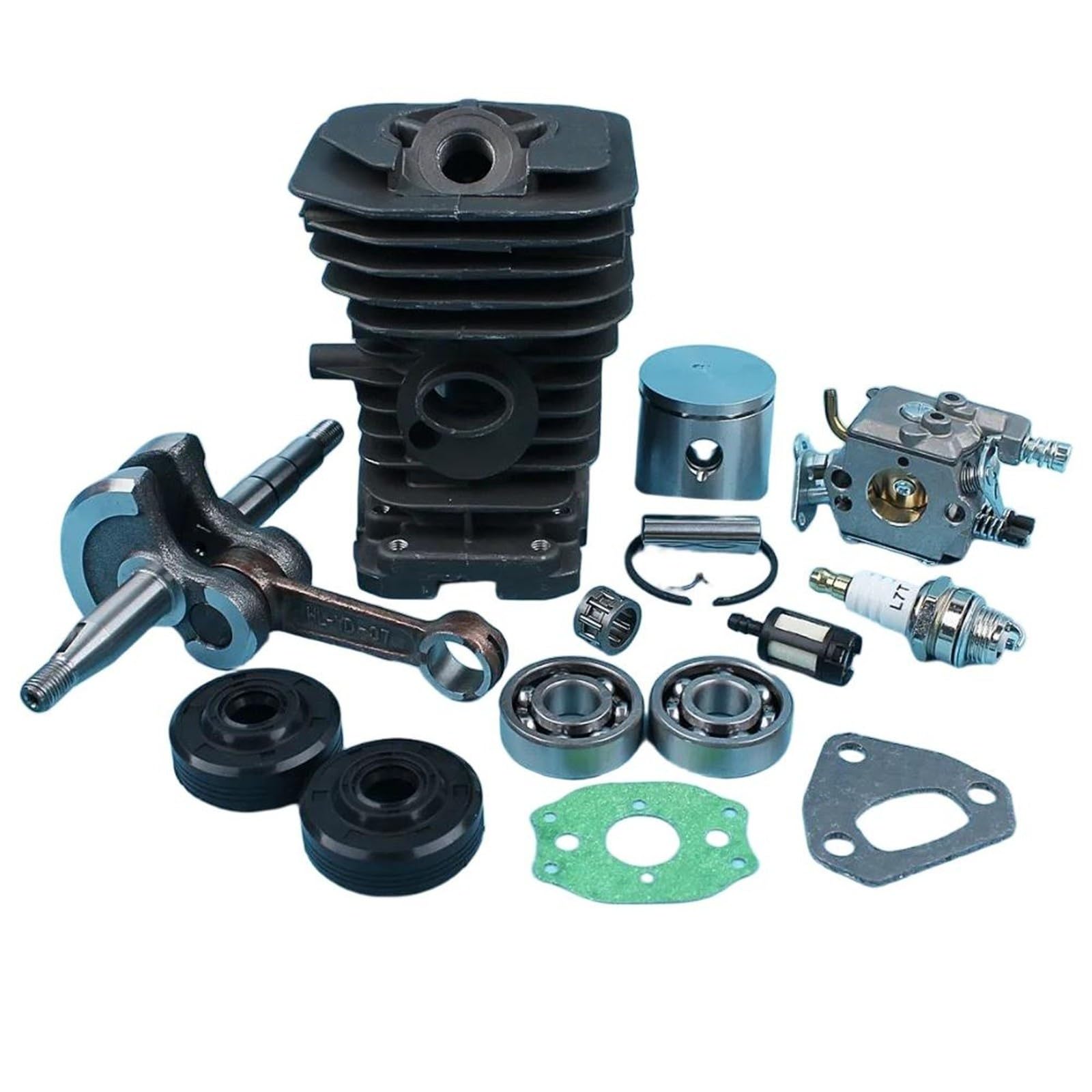 For Hu/sqvarna 136 137 141 142 piezas de motosierra 38mm Nikasil plateado