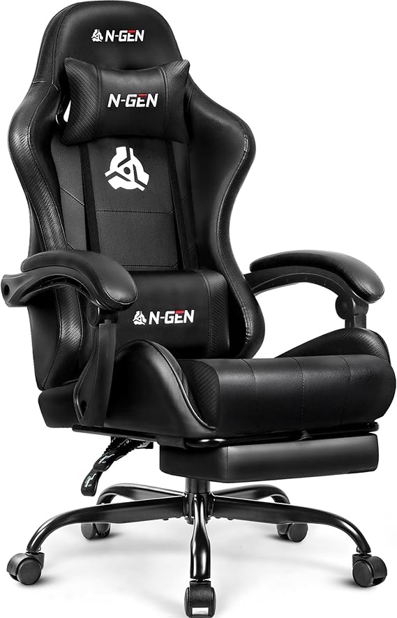 Arc Raiders Sells 4 Million Copies, Hits Peak of 700,000 Players Last Weekend 9 71ulEB1lS6L. AC SX569 N-GEN GAMING Video Gaming Chair with Footrest Lumbar Support for Home Office High Back Recliner Height Adjustable Ergonomic Comfy Leather Computer Desk Chair (Black)