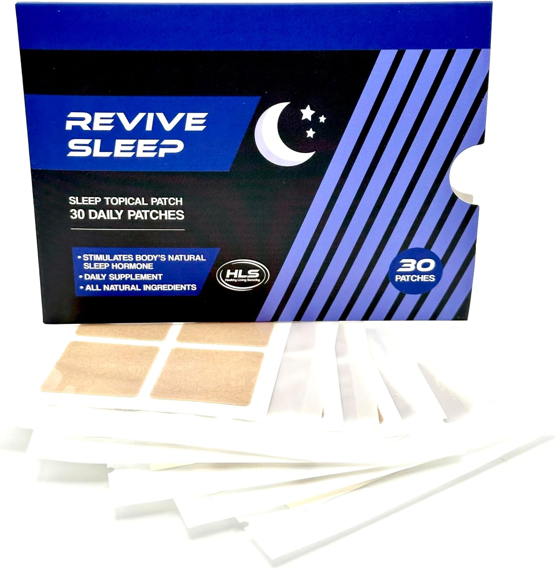 Revive Sleep Patches (30 Pack) - Enjoy a Relaxing Night Sleep Every Night
