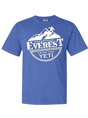 Miniatura 5 de Expedition Everest Fear the Yeti Parks Vacation Comfort Color T-Shirt Wilderness Family Shirts Adult (XXL, Grape)