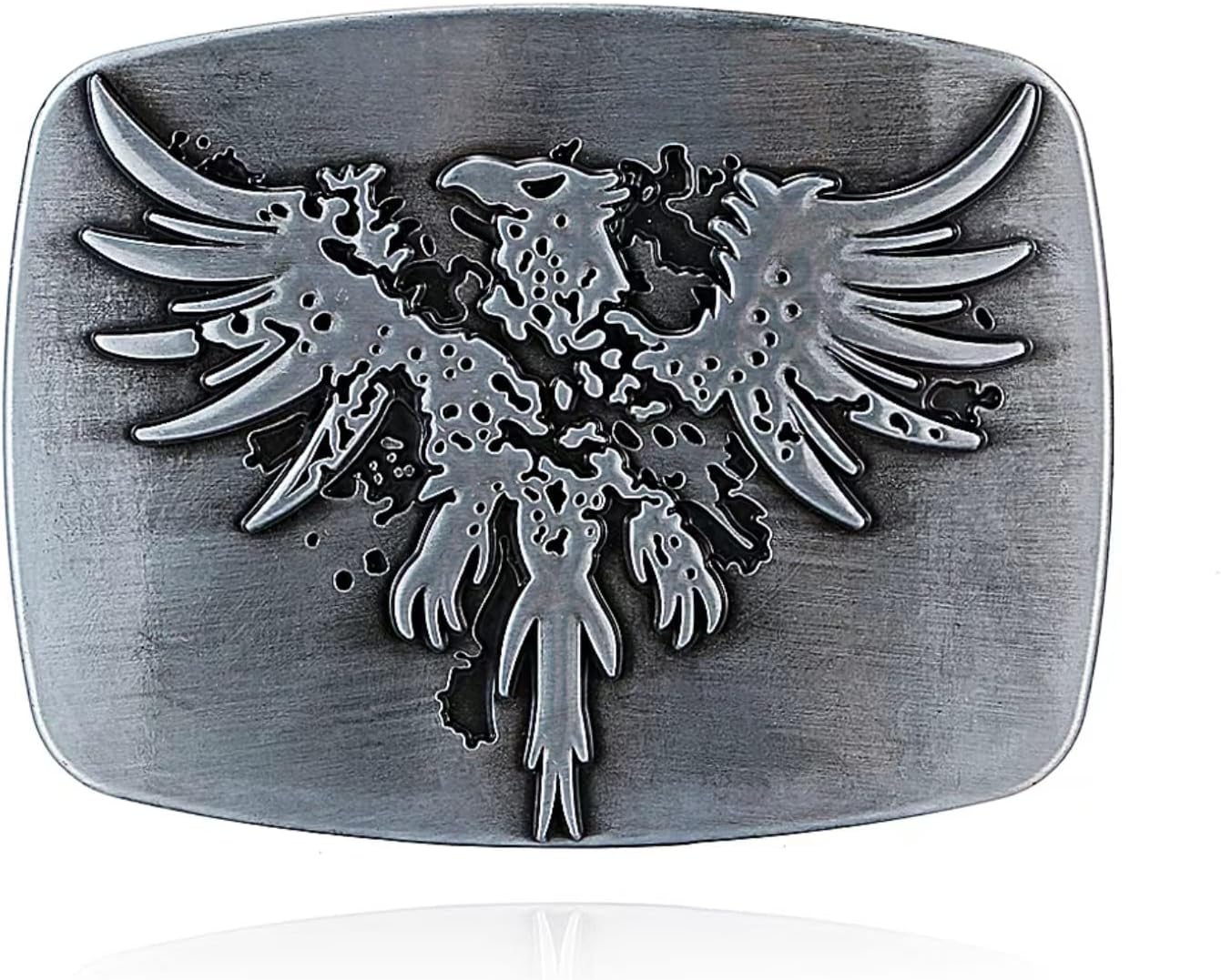 3D Embossed Eagle Wing Belt Buckle for Men – Western Cowboy Style Metal Buckle, Vintage Biker Accessory