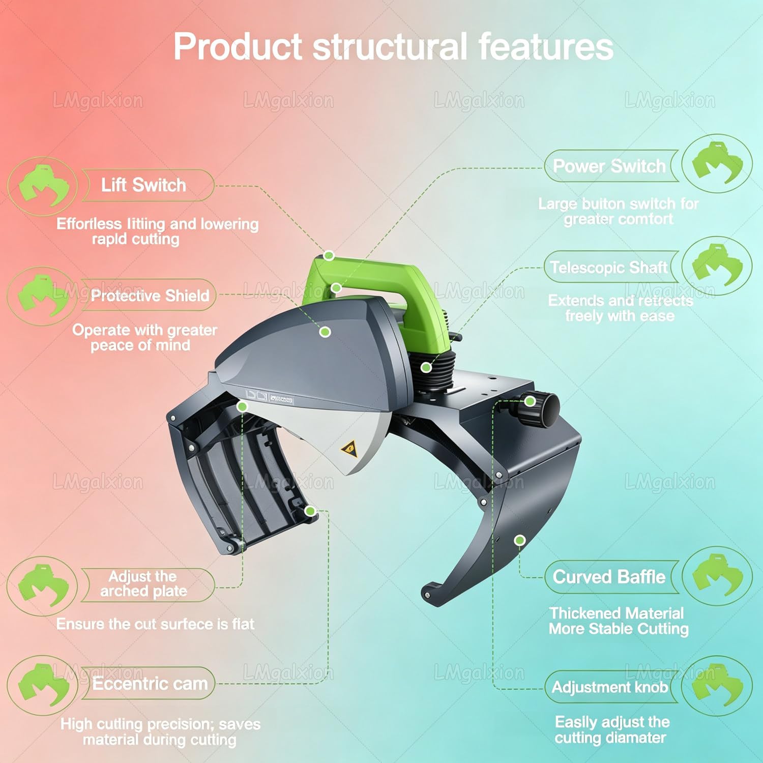 Cortadora De Tubos Eléctrica Profesional Zd220/Zd400;Corta Acero Inoxidable, Acero Galvanizado,PVC Y Cobre En 2 Minutos;Hoja De Alta Resistencia a La Flexión (1500 Mpa) ZD220