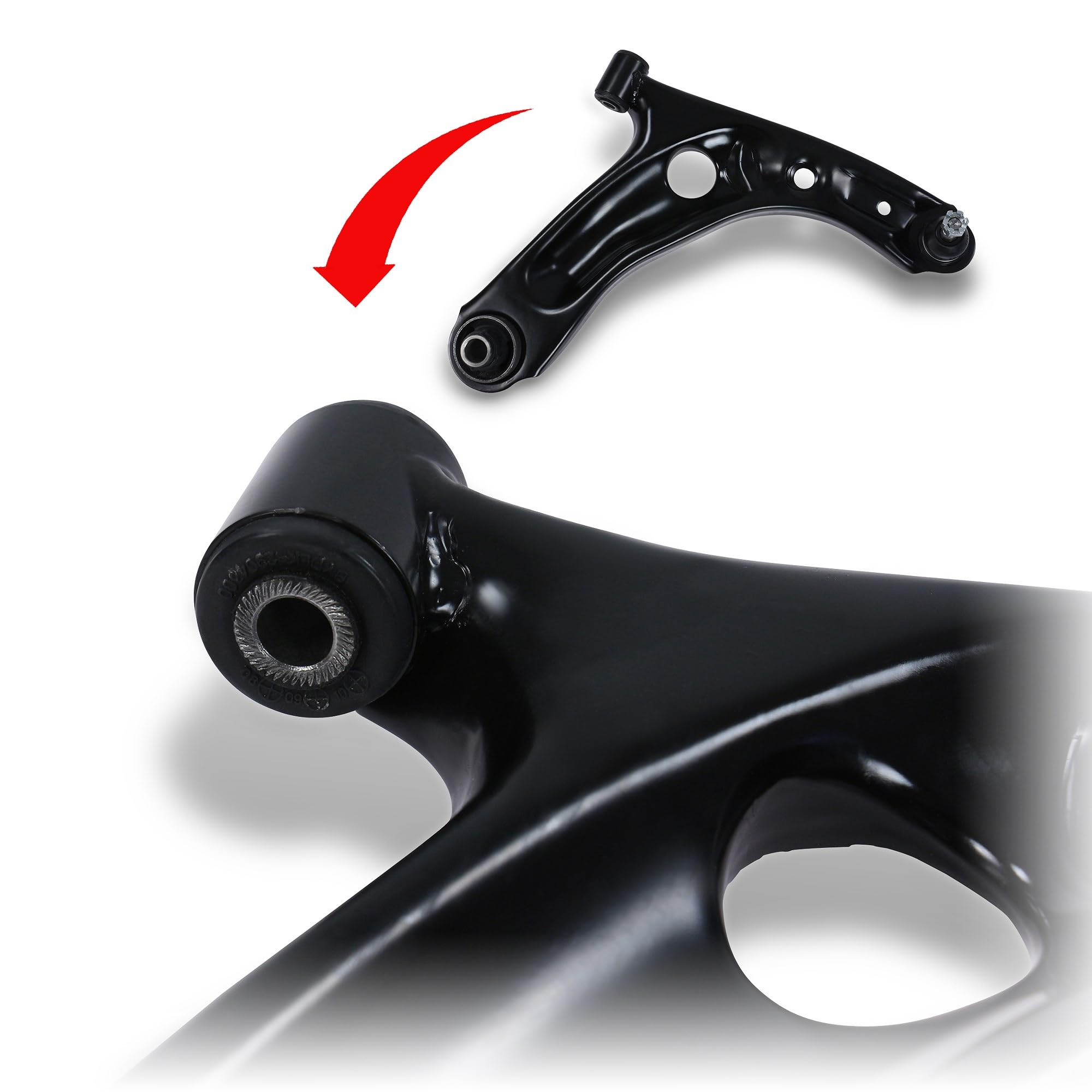 ATEC Germany Jeu de direction transversale - 2x bras de suspension avant 2x