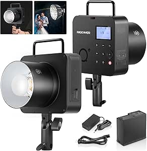 NEEWER Q4 400Ws 2,4G TTL luz de Flash TTL/modos de Flash múltipl/manual 2,4G 1/8000 HSS