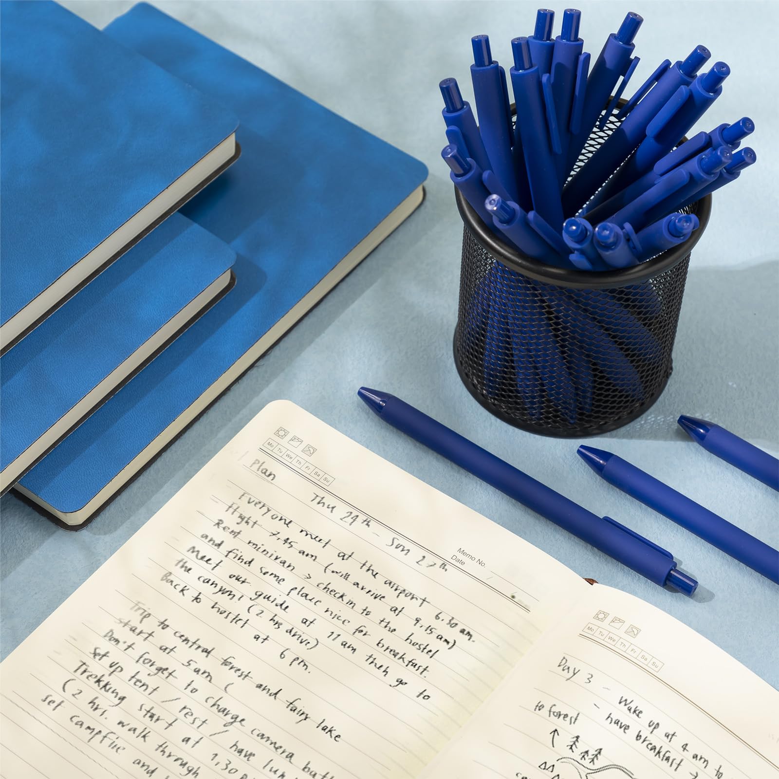 Jetec Paquete de 30 cuadernos a granel con 30 bolígrafos, cuadernos A5 de tapa blanda de cuero con soporte para bolígrafo para regalo, escuela, negocios, trabajo, viajes, escritura, 200 páginas, 5.7 x