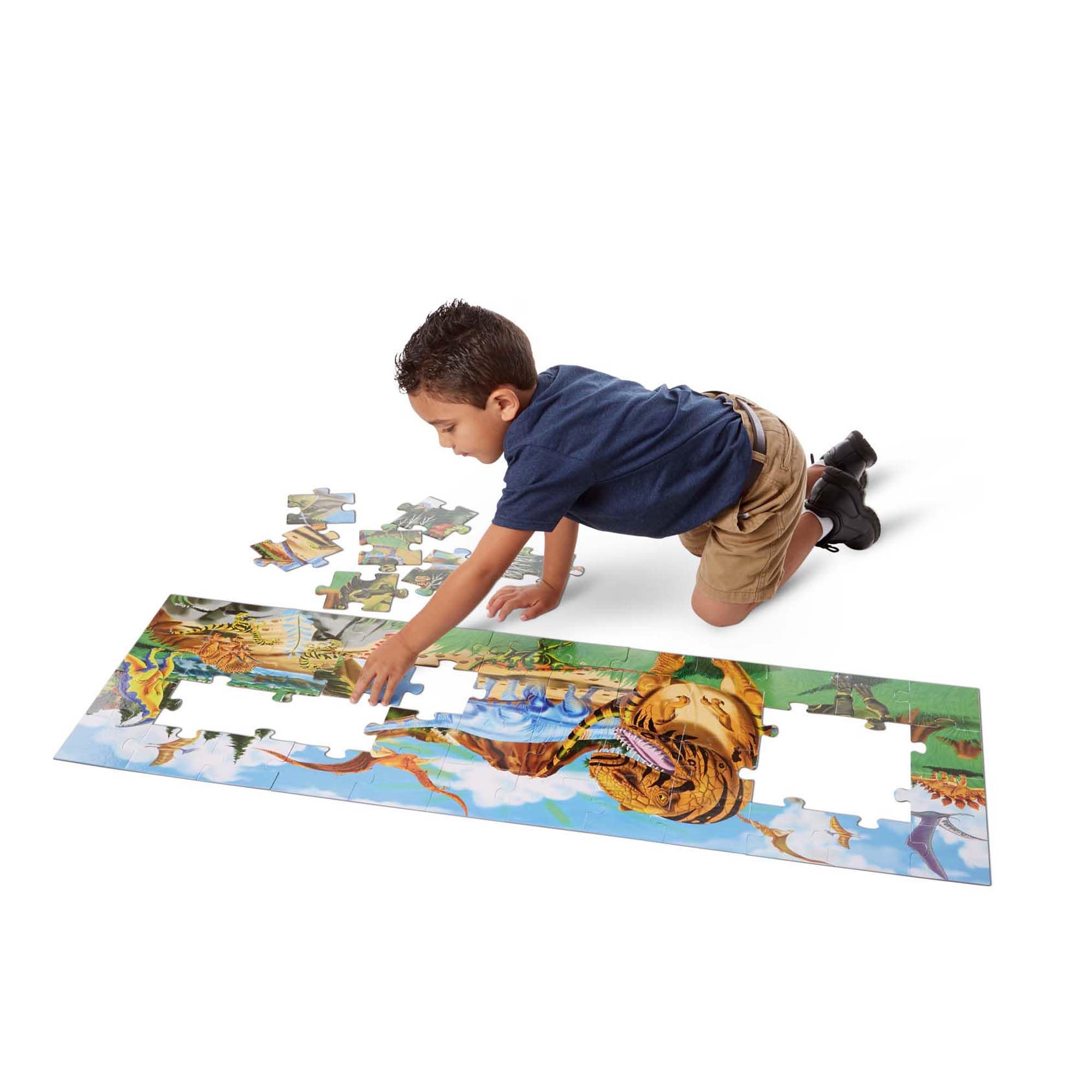 Melissa & Doug - Puzzle da Pavimento Terra dei Dinosauri