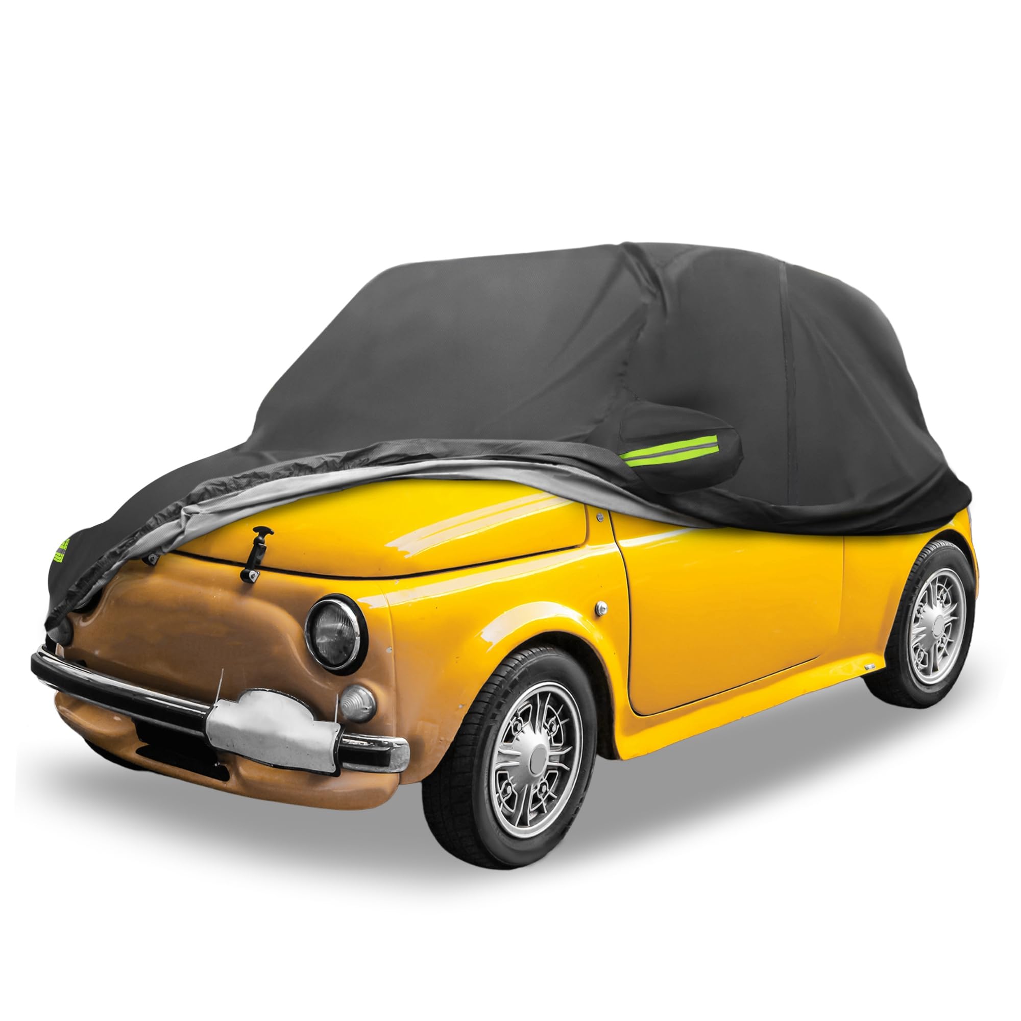 QUARKZMAN wasserdichte Autoabdeckung Outdoor Für FIAT 500 07-22 1pc