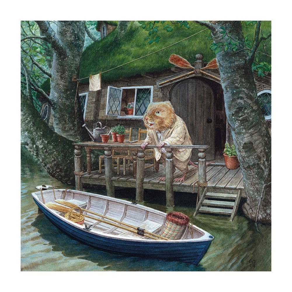 Wind in the Willows - Ratty's House - Chris Dunn - Blank All Occasion Card