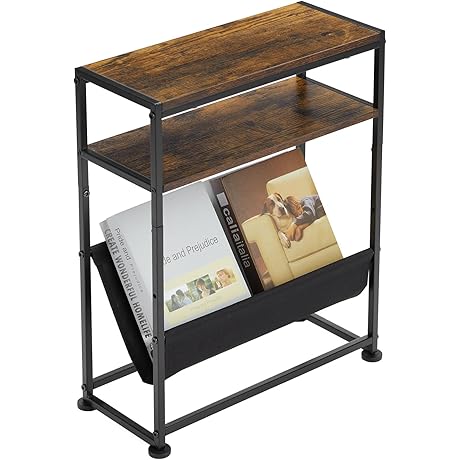 Narrow End Table for Small Spaces - A Living Room Solution for Space Optimization