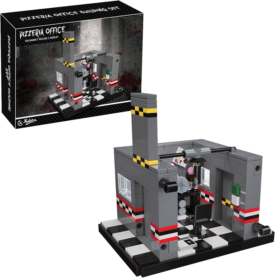 Amazon.com: Pizzeria Office Building Blocks Set, Monster Classic