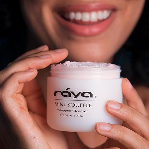 Miniatura 5 de Raya Mint Soufflé Limpiador facial (102) - Lavado facial para pieles sensibles, piel mixta y aceitosa, limpia los poros, fórmula sensible, menta, 4