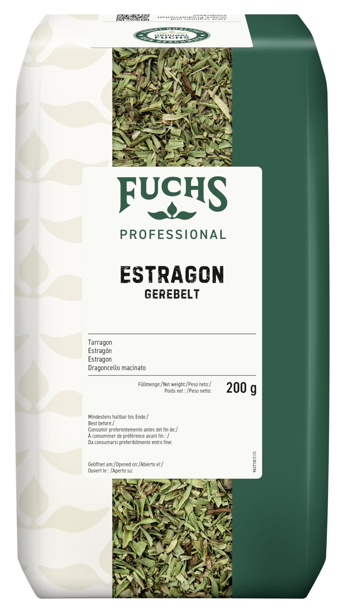 Fuchs Professional Estragon gerebelt Produktbeschreibung