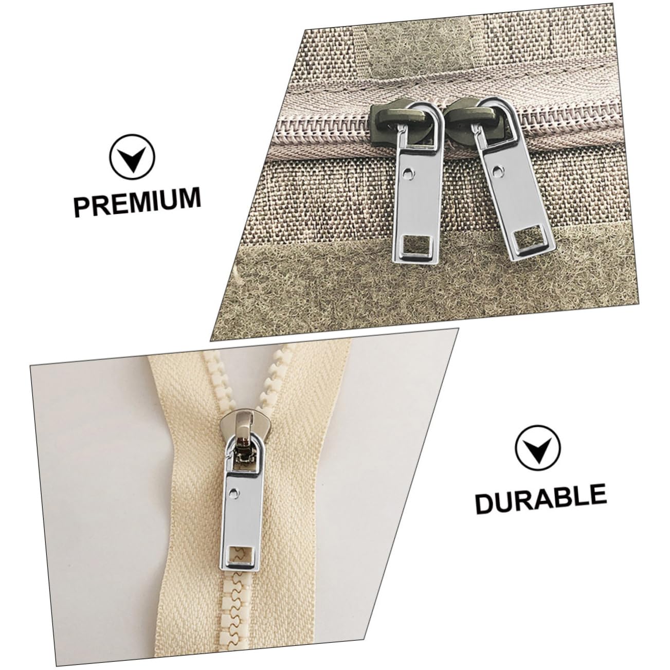 VILLCASE 60piezas Tiradores De Desmontables Para Accesorios De Equipaje y Mochilas Reemplazo De Lengüetas De Reparación