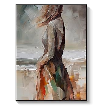 Amazon.com: Yahedoba Original portrait abstract painting