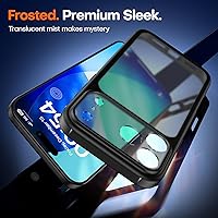 Vista 642 de TAURI Funda magnética 2 en 1 transparente para iPhone 14 Pro, compatible con Magsafe [no amarillenta] con protector de pantalla, protección de grado