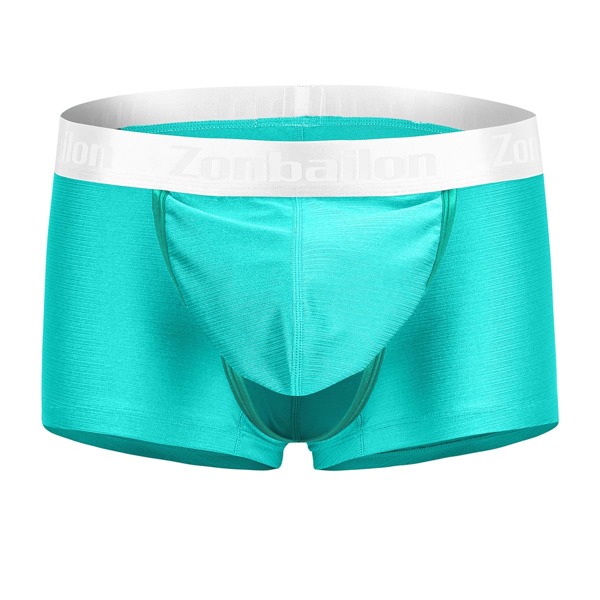 BIATWOWR Ergonomic Men's Boxershorts Flat Front No Bulge Lightweight Fit