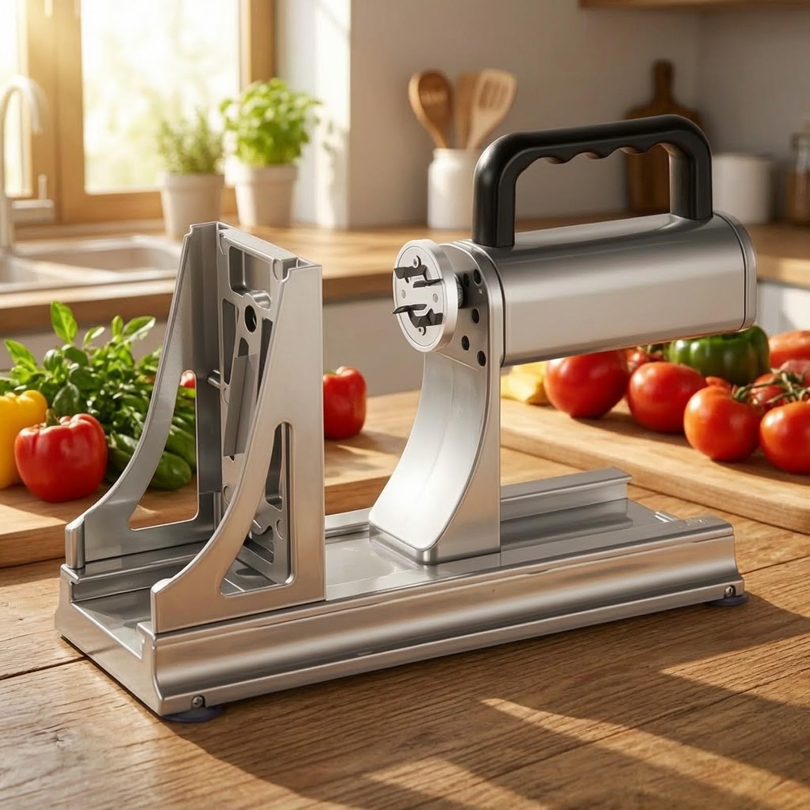 Qianly Affettatrice Elettrica per Verdure | Grattugia Fine e Spessa, Multifunzione, Elettrodomestico, per, Ristorazione, Cuochi