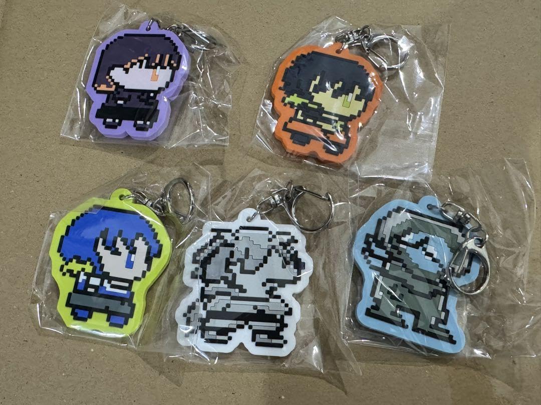 Technopua Gacha Rubber Key Chain 5 Types