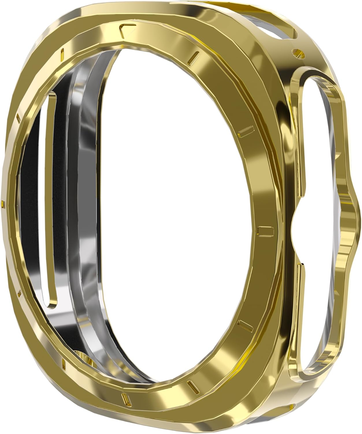 Compatible with Galaxy Watch Ultra 2 47mm (2026/2025/2024) Bumper Case Soft TPU Protective Case for Samsung Galaxy Watch Ultra 2 47mm (Gold) image 2