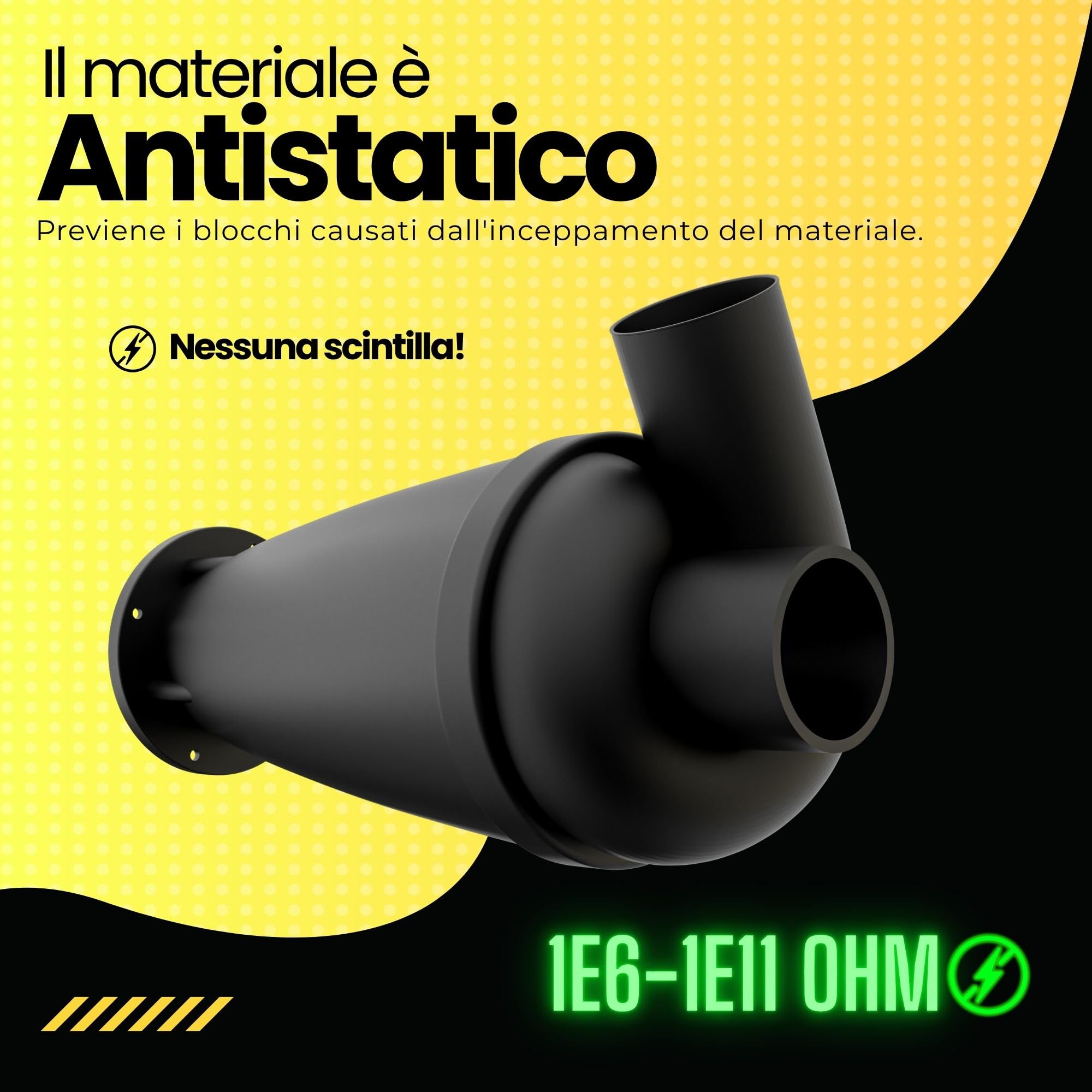 Collettore di polveri a ciclone - Officina di aspirazione - Sistema di aspirazione trucioli - Collettore di polveri a ciclone - Aspirazione trucioli per hoover.