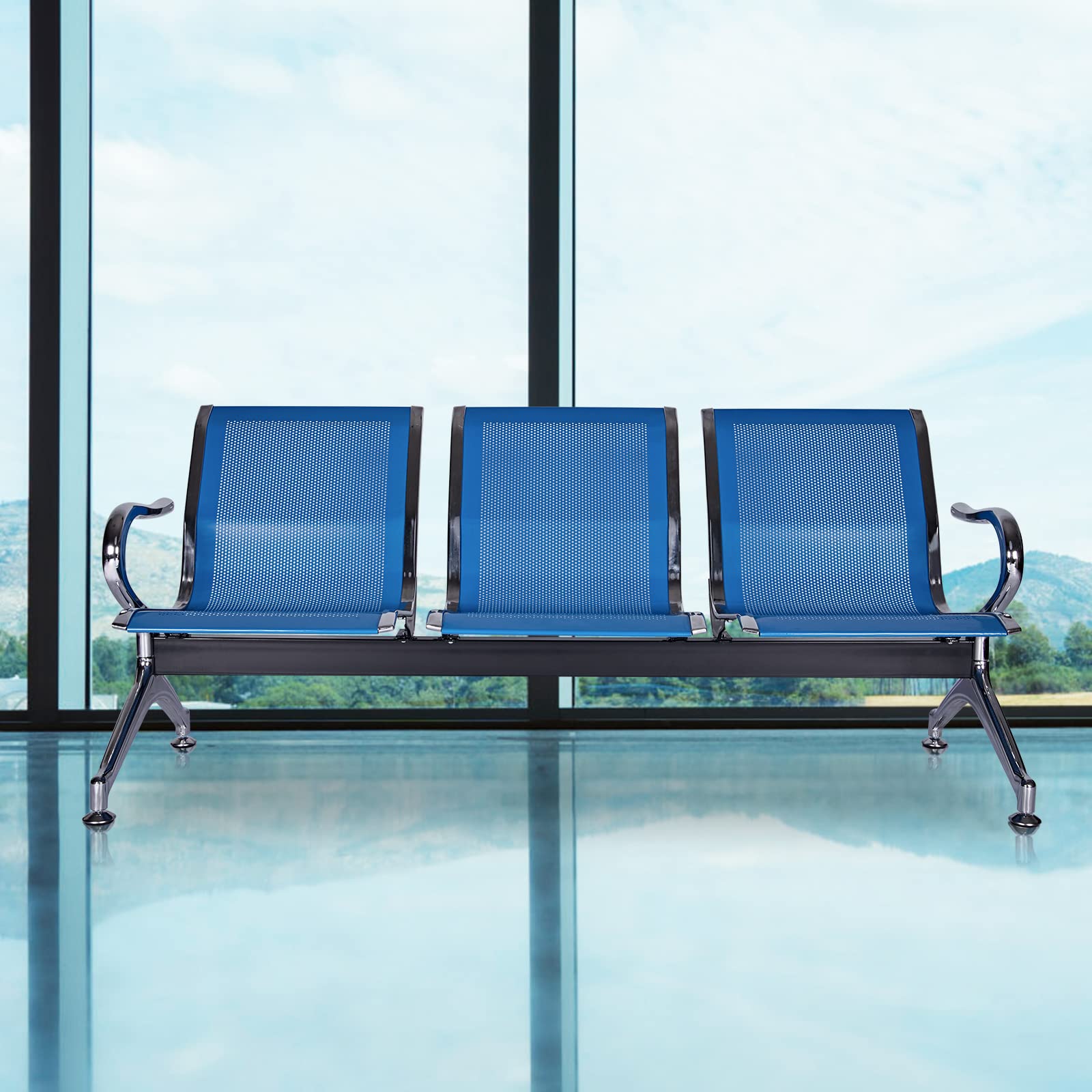 Buy IDEO 3 Seat Airport Reception Waiting Room Chairs with Arms