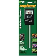 Luster Leaf 1818 Rapitest 4-in1 Soil pH/Moisture/Fertility/Light Tester, Fertility