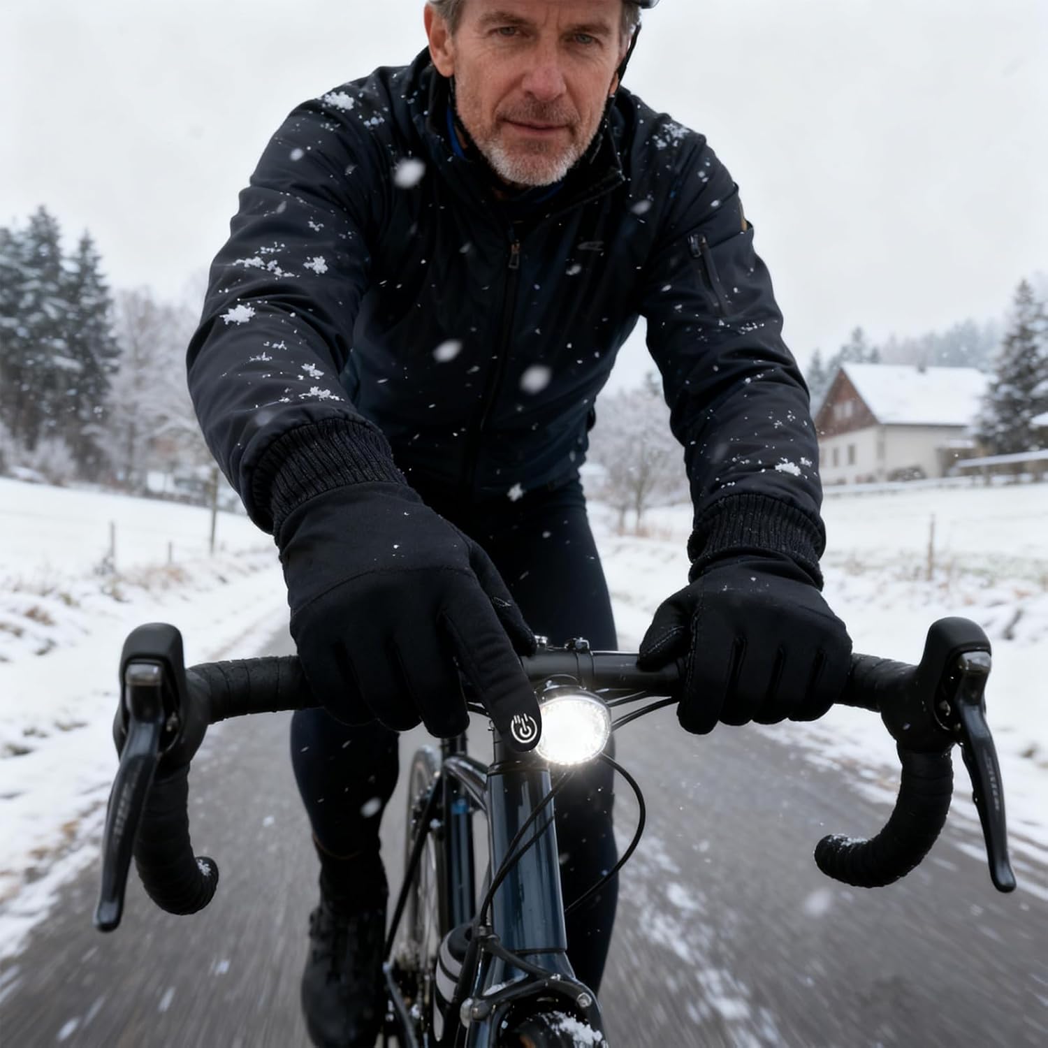 USB Heated Gloves For Men Women, 3 Temp Electric Rechargeable Heated Gloves Anti Slip Touchscreen WaterproofGloves Winter - Image 3