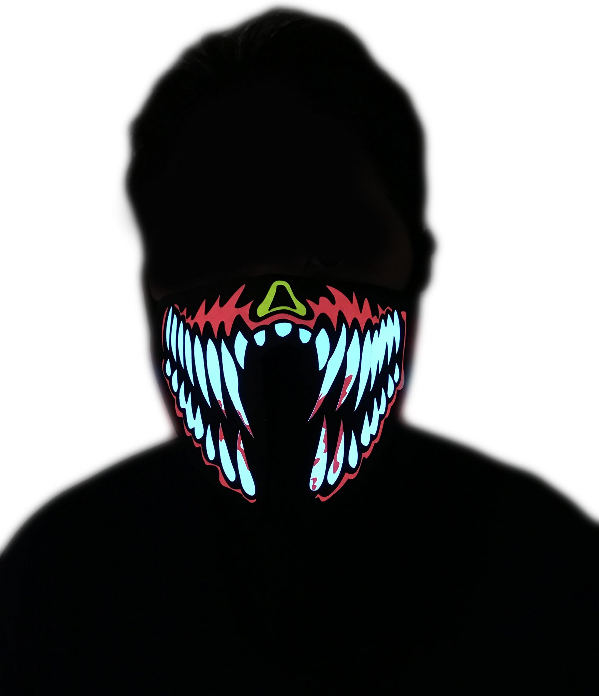 WDCS Flashing El Panel LED Party Costume Mask