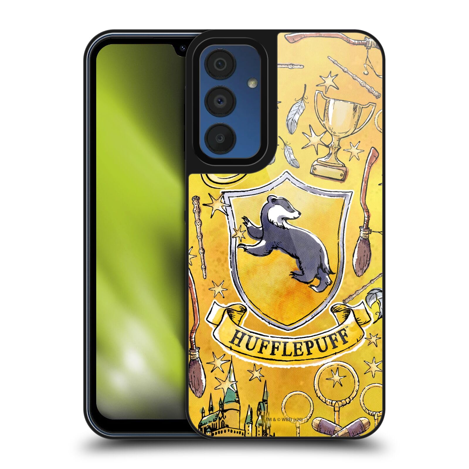 Coque renforcée Harry Potter Hufflepuff finitions premium pour Galaxy A15 - 8