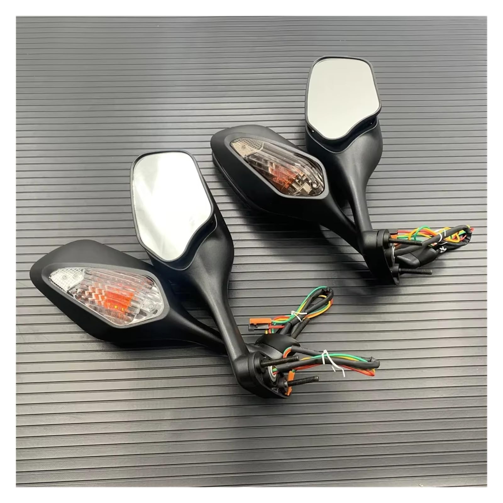 Espejos Motocicleta Para CBR1000RR 2008-2014 2015 2016 Para VFR1200 2010-2012 Retrovisor Motocicleta Espejos Laterales Con Luz LED Intermitente