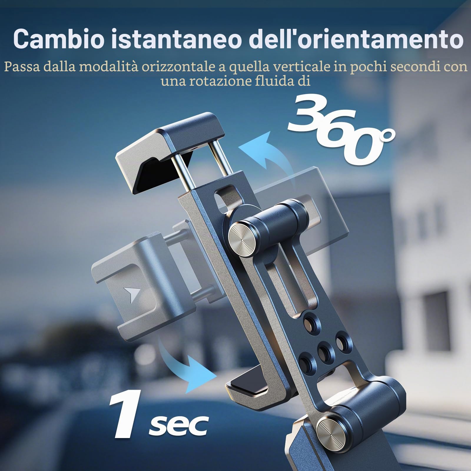 SMALLRIG Supporto per telefono in metallo con piastra di base per Arca-Swiss, compatibile con DJI RS 4 Mini e RS 3 Mini, adattatore per supporto per telefono con giunti di regolazione gratuiti