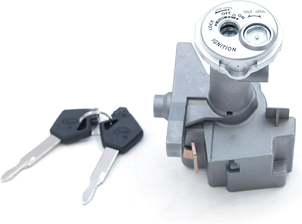 Amazon スズキ アドレス V125s G Ss用 Cf46a対応 イグニッションキー アッセンブリー スペアキー付き バイクエンジンパーツ 車 バイク