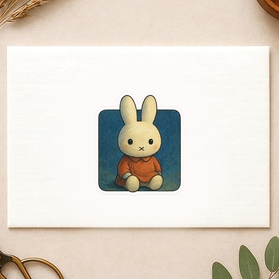 (3 Pack) Miffy Cinematic Anime Style Art Sticker (2.5 x 3)