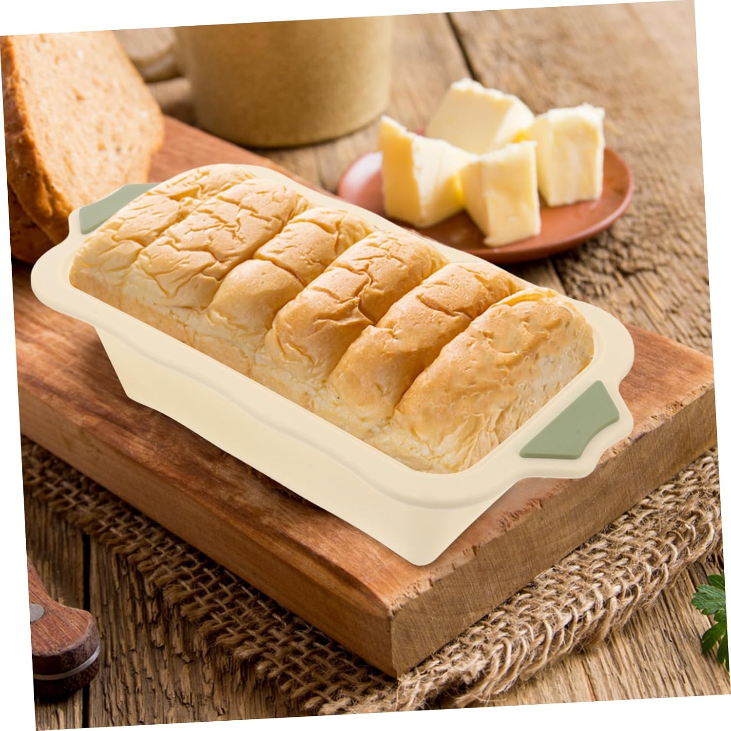 Silicone Loaf Cake Baking Mold Non-stick High-temperature Toast for Homemade Bread Brownies and Cheesecakes Dishwasher Safe for Easy Release