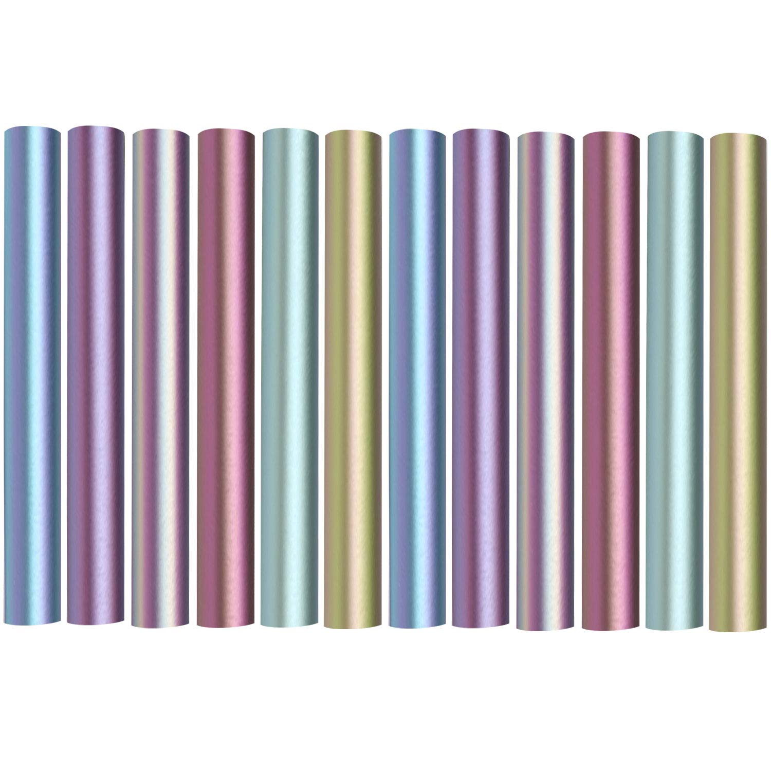 Gradients Colors Heat Transfer Vinyl Sheets HTV for DIY T-Shirt 12 ...