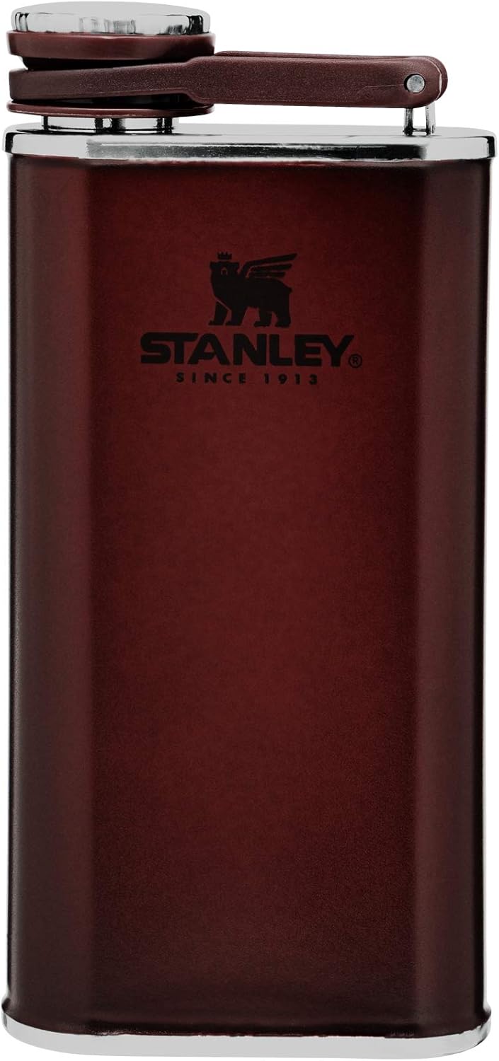 Stanley Classic Flask 8oz with Never-Lose Cap, Wide Mouth Stainless Steel Hip Flask for Easy Filling & Pouring, Insulated BPA-Free Leak-Proof Flask : Home & Kitchen