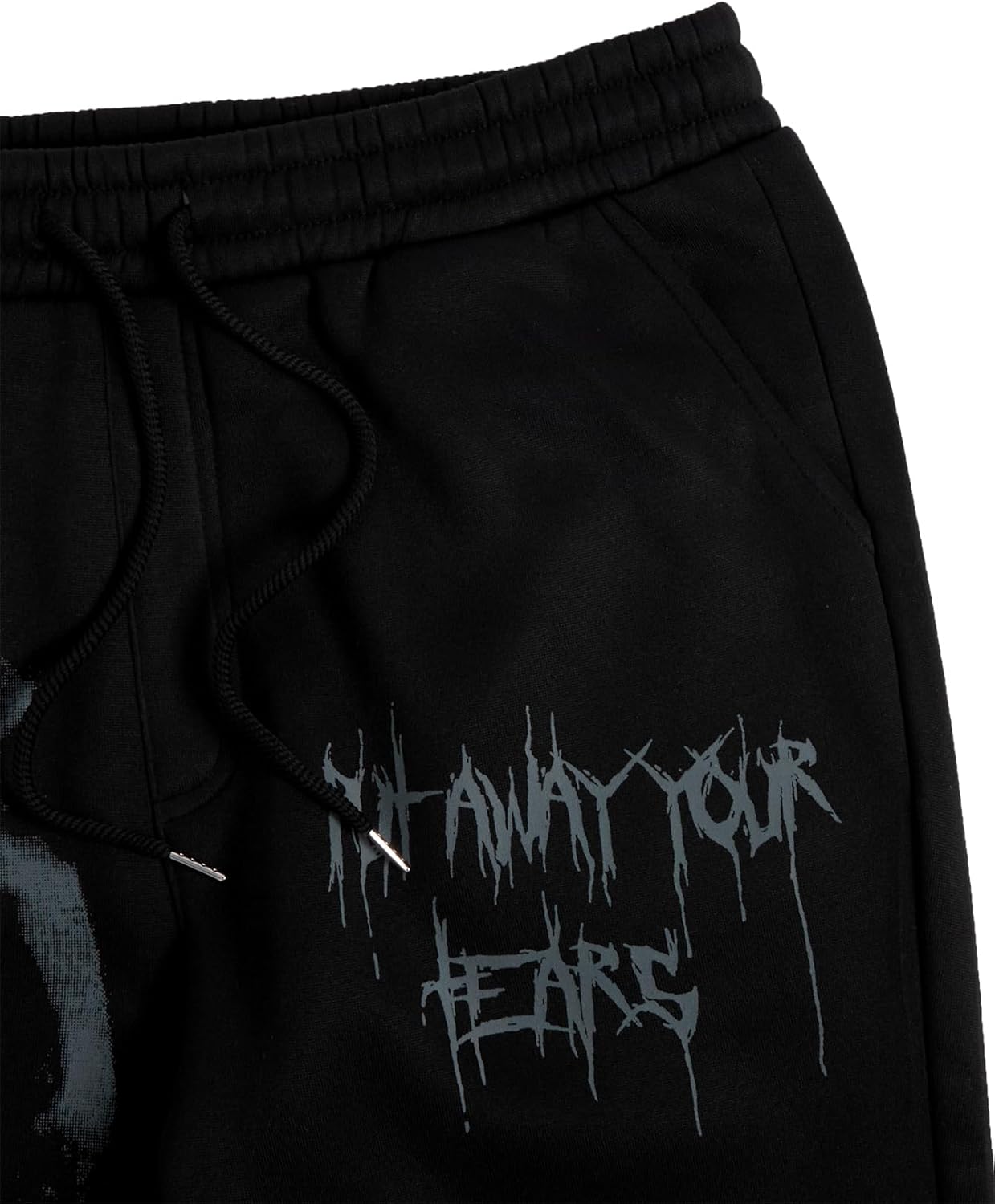 SOLY HUX Men's Graphic Sweatpants Drawstring Elastic Waist Y2k Joggers Pants Streetwear - Image 5
