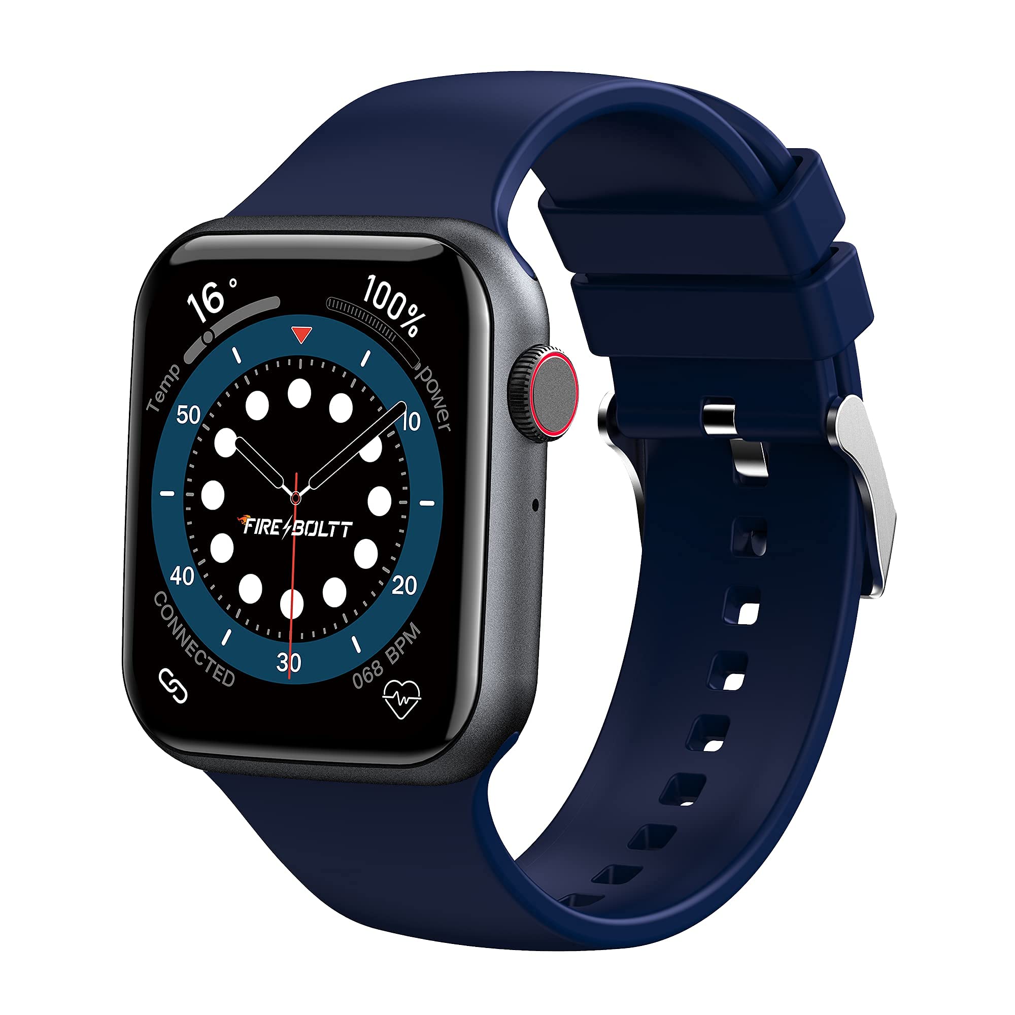 (Refurbished) Fire-Boltt Ring Bluetooth Calling Smartwatch with SpO2 & 1.7” Metal Body with Blood Oxygen Monitoring, Continuous Heart Rate, Full Touch & Multiple Watch Faces (Blue), M (BSW005) (B09BM4RNJG) Amazon Price History, Amazon Price Tracker